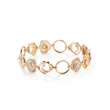 Maymay Rose Classic Rose Gold Diamond Bracelet