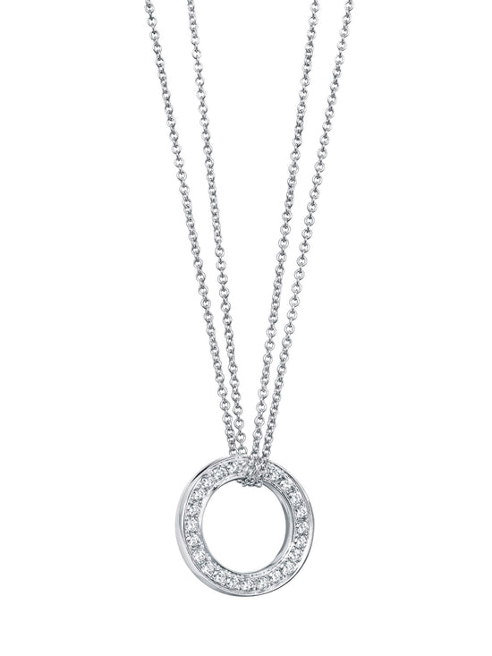 Roulette Large Diamond Pendant