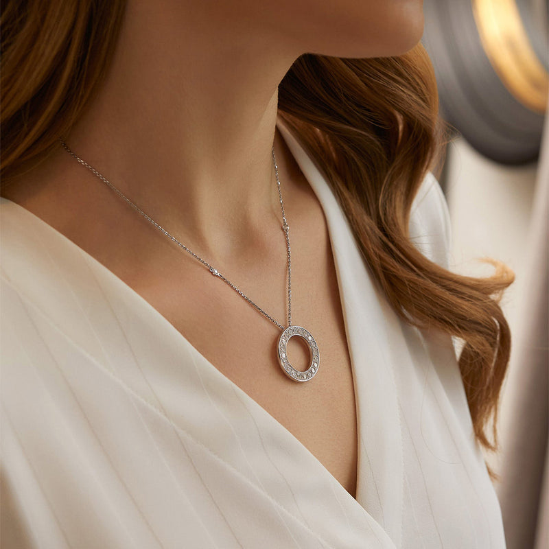 Mega Roulette Platinum Diamond Pendant