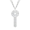 Raindance Diamond Platinum Tassel Pendant