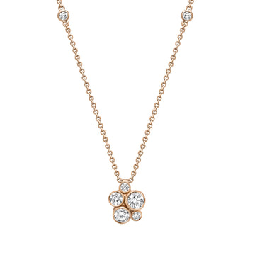 Raindance Rose Gold Cluster Pendant