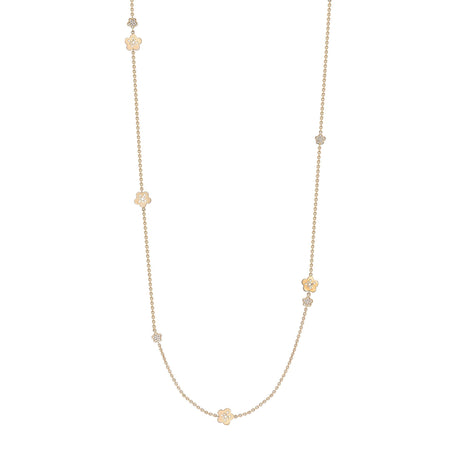 Blossom Long Rose Gold Necklace