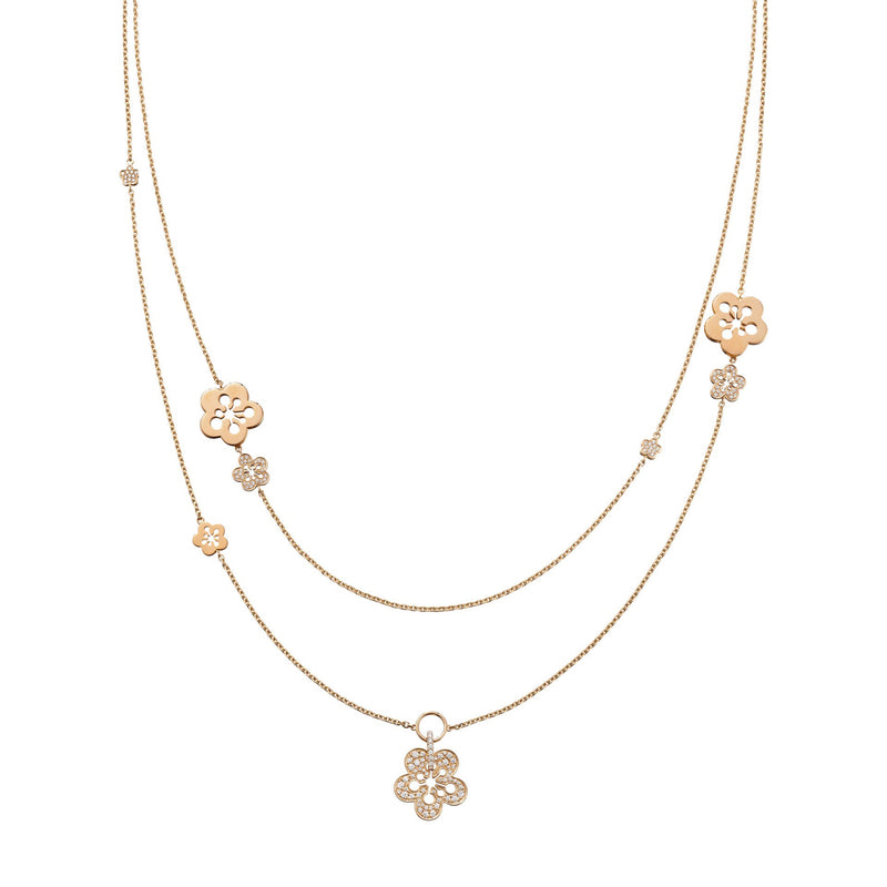 Blossom Classic Long Rose Gold Necklace