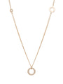 Roulette Long Mini Rose Gold Necklace