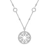 Circus Large White Gold Diamond Pendant