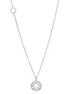 Circus Long White Gold Diamond Necklace