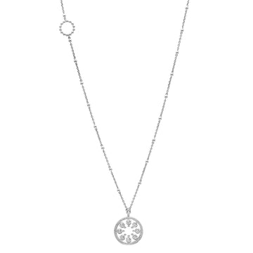 Circus Long White Gold Diamond Necklace