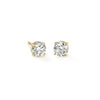 Classic Yellow Gold Diamond Stud Earrings