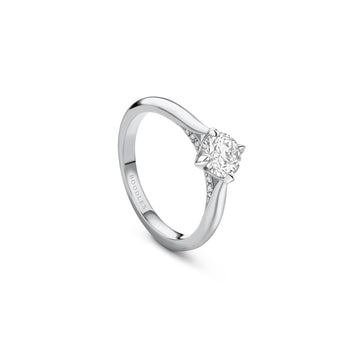 Boodles Brilliance Platinum Diamond Engagement Ring 0.7 Carat GVS1
