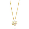 Raindance Yellow Gold Large Diamond Cluster Pendant