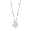 Raindance Large Platinum Cluster Pendant