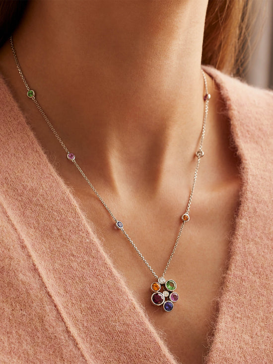 Raindance Large Rainbow Cluster Pendant