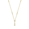 Waterfall Diamond Yellow Gold Pendant