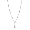 Waterfall Diamond Platinum Pendant
