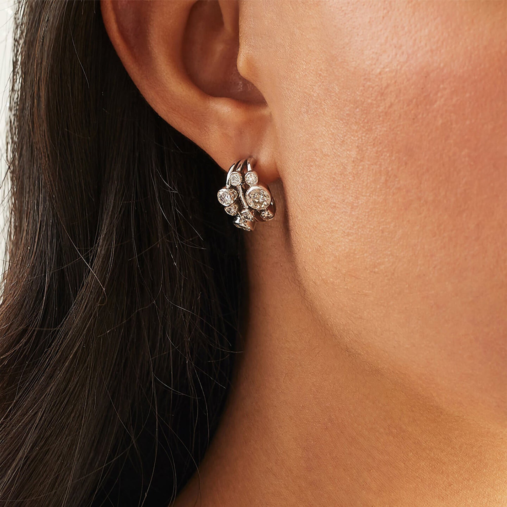 Raindance Large Diamond Hoop Earrings