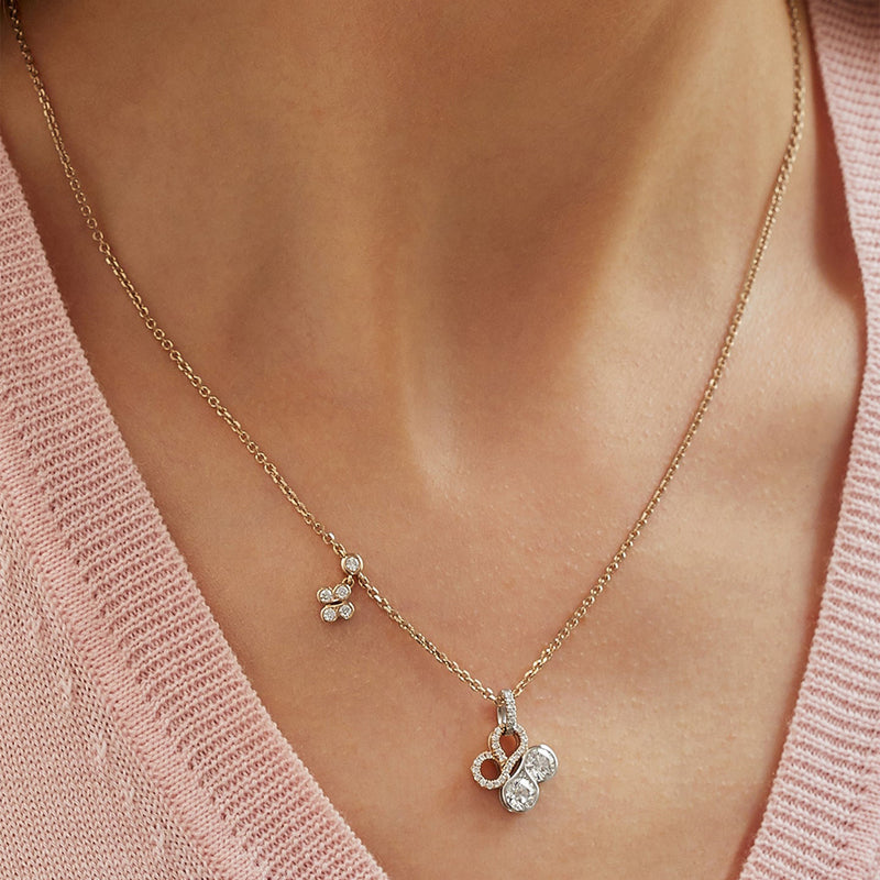 Be Boodles Yellow Gold Diamond Pendant