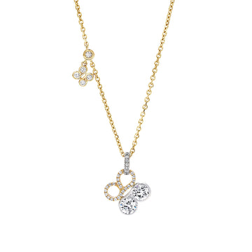 Be Boodles Yellow Gold Diamond Pendant