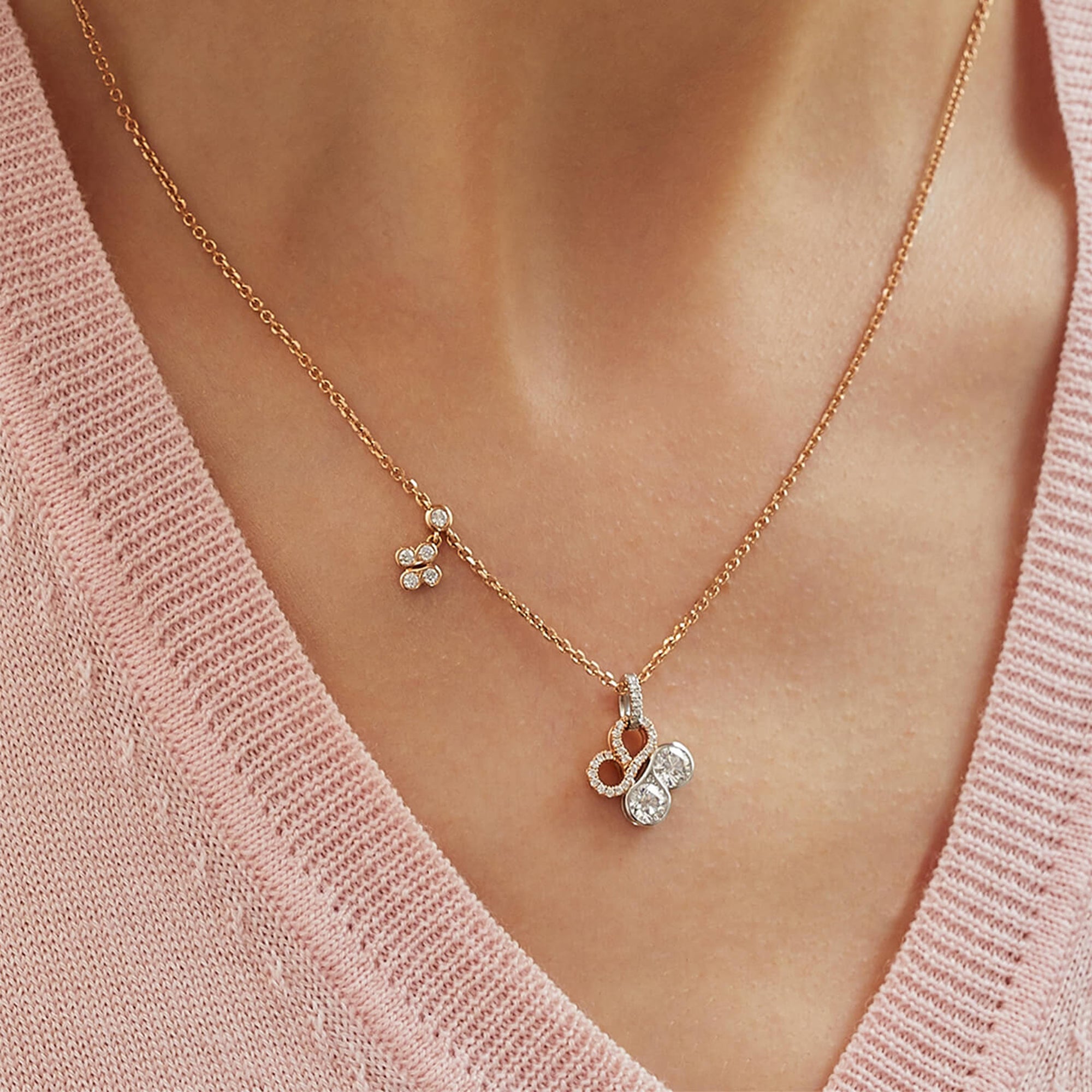 Be Boodles Rose Gold Pendant