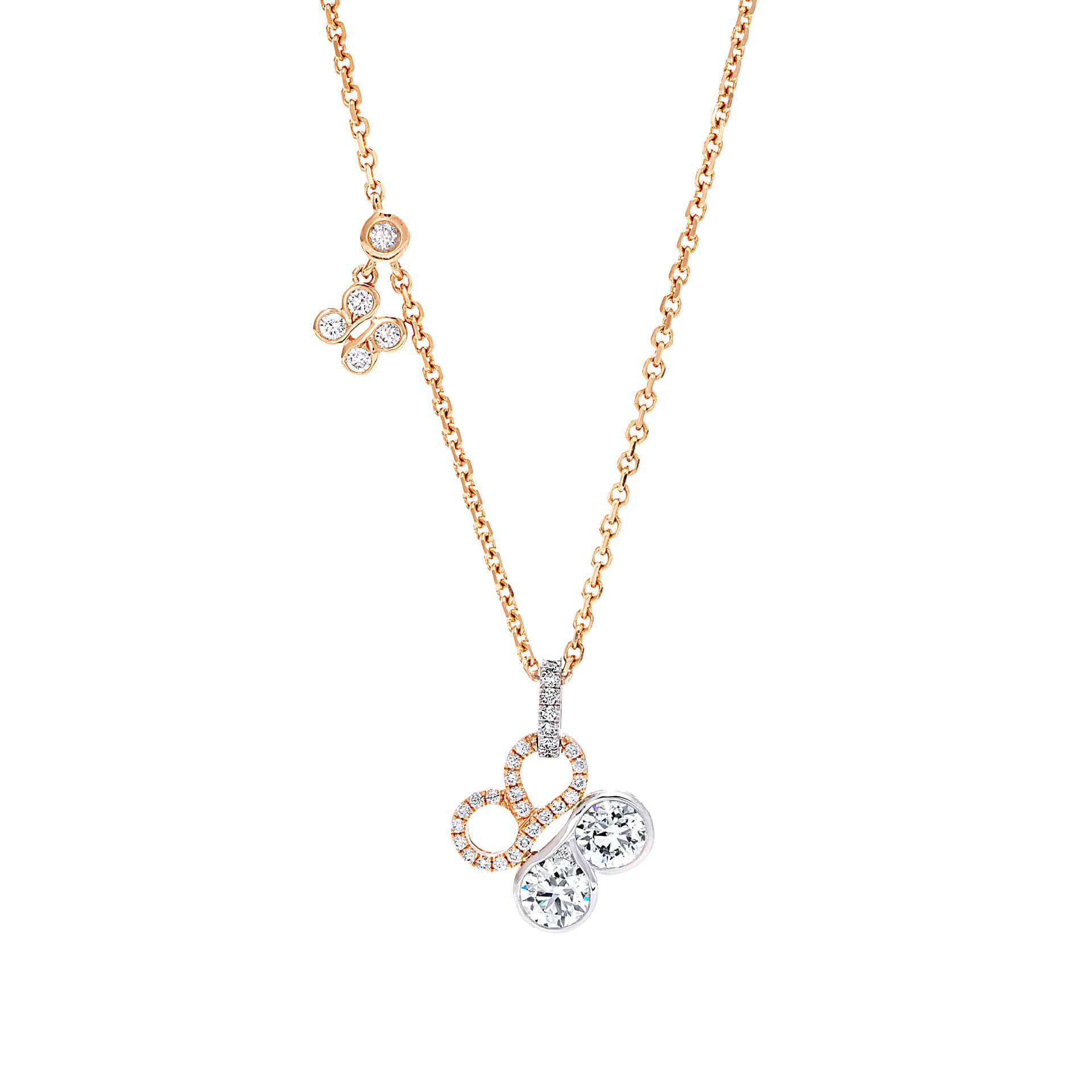 Be Boodles Rose Gold Pendant