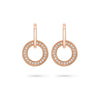 Roulette Classic Rose Gold Diamond Earrings