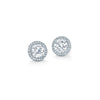 Vintage Brilliant Diamond Platinum Earrings