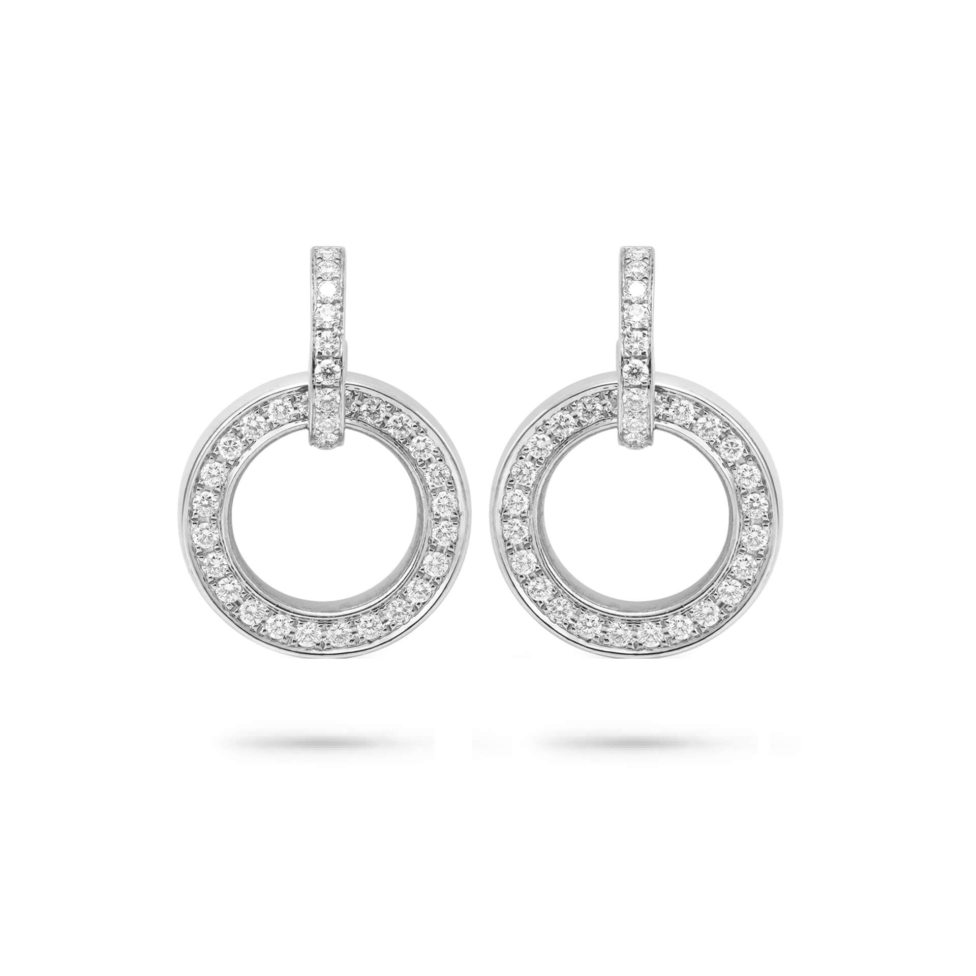 Roulette Large Diamond Earrings