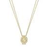 The Knot Yellow Gold Diamond Pendant