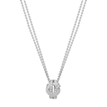 The Knot White Gold Diamond Pendant