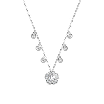 Secret Garden Walled Garden Platinum Diamond Pendant