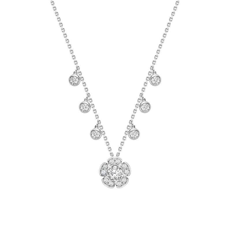 Secret Garden Walled Garden Platinum Diamond Pendant