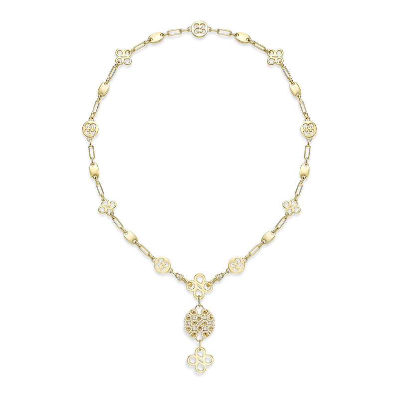 Be Boodles Bold Yellow Gold Diamond Necklace