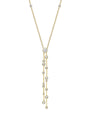 Raindance Double Drop Yellow Gold Diamond Pendant