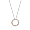 Roulette Pink Diamond Rose Gold and Platinum Pendant