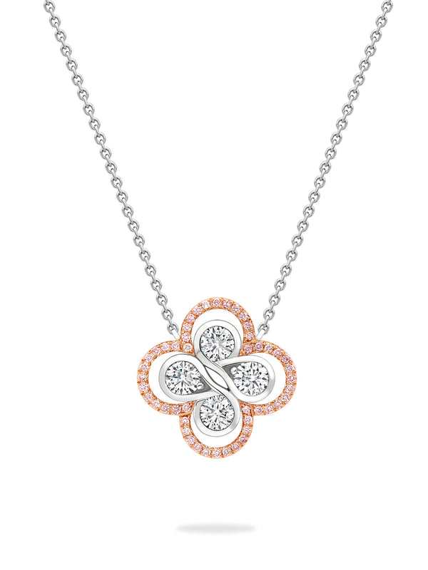 Be Boodles Pink Diamond Pendant