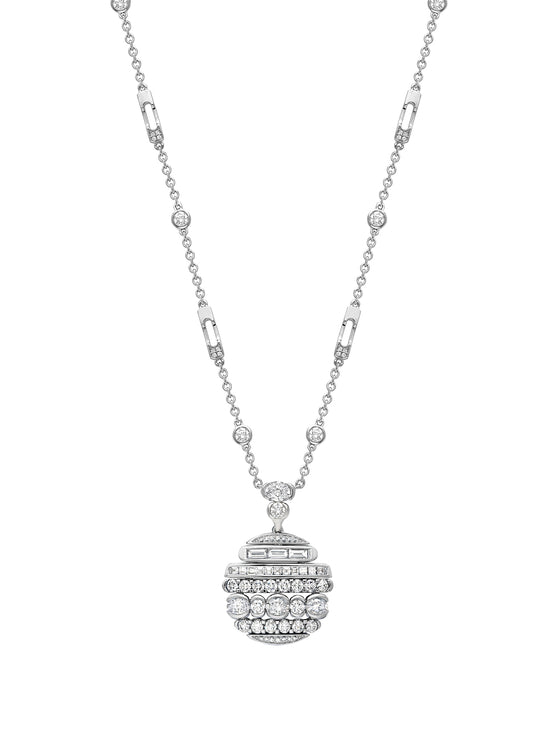 The National Gallery Play of Light Platinum Pendant
