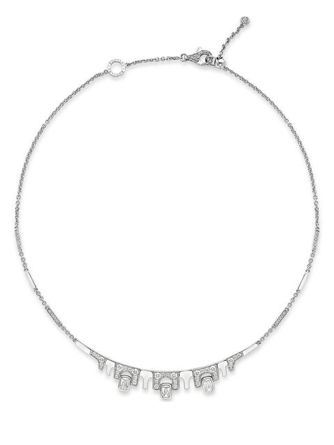 The National Gallery Perspective Platinum Necklace