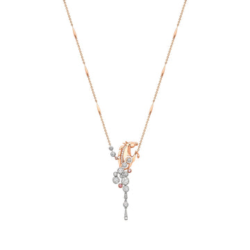 Lucky 'Gold Cup 100' Platinum Pink Diamond Horse Pendant