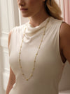 Be Boodles Medium Long Yellow Gold Diamond Necklace