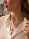 Fifth Avenue Cushion Sapphire Yellow Gold Pendant