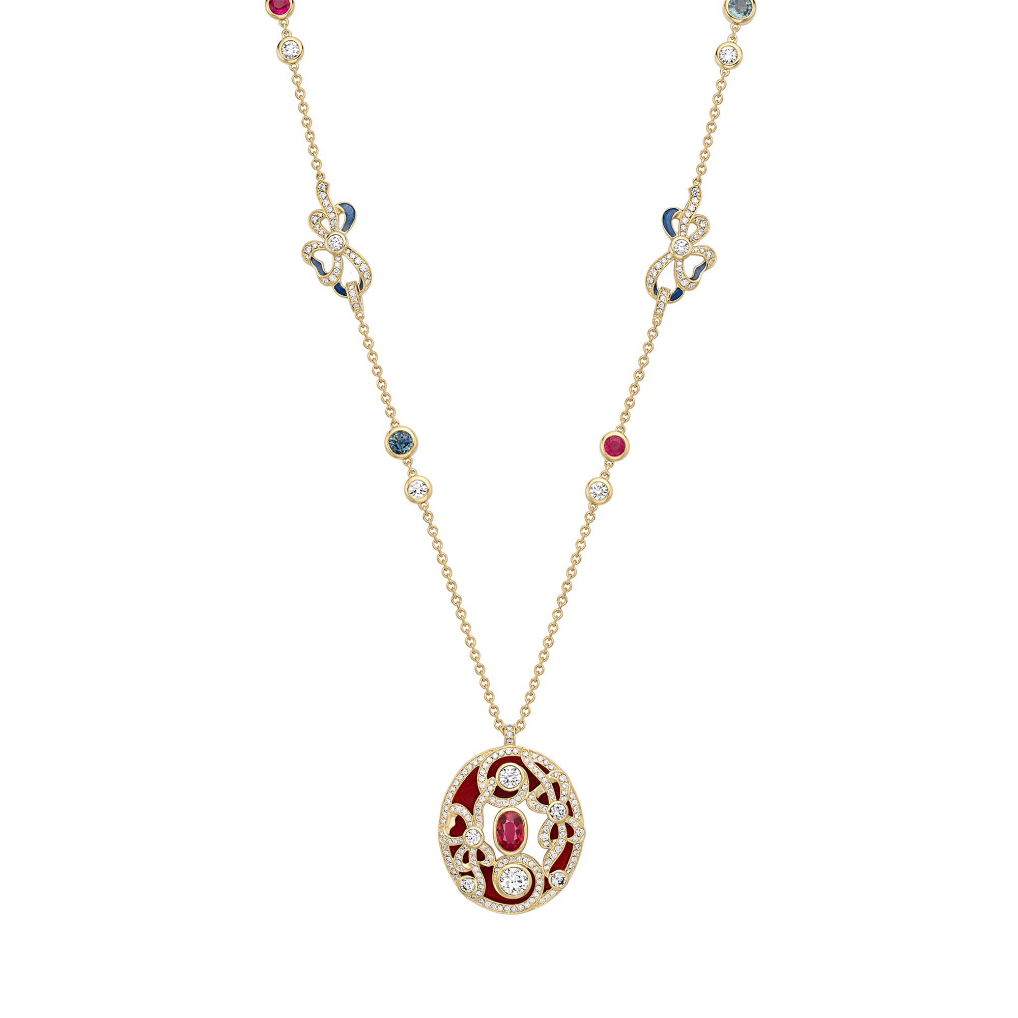 The Palace Collection Presence Chamber Ruby Pendant