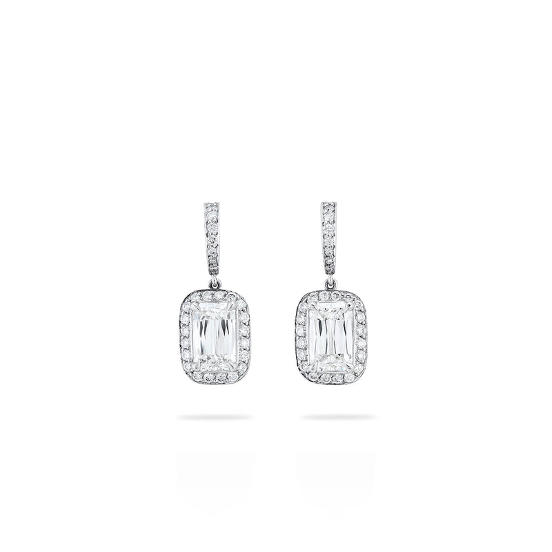 Vintage Ashoka Diamond Drop Earrings