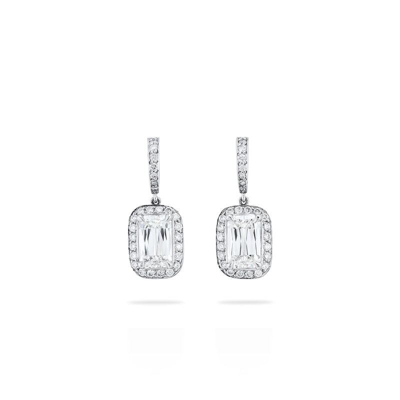 Vintage Ashoka Diamond Drop Earrings