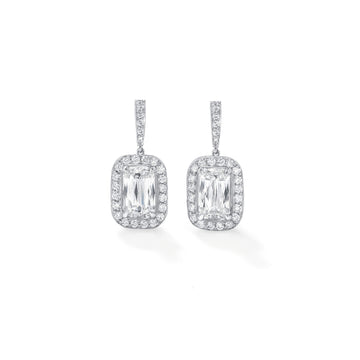 Vintage Ashoka Diamond Drop Earrings