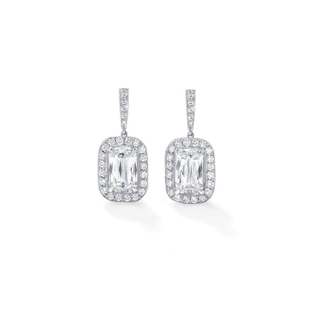 Vintage Ashoka Diamond Drop Earrings