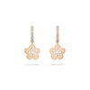 Blossom Mini Rose Gold Diamond Drop Earrings