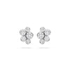 Raindance Classic Cluster Platinum Stud Earrings
