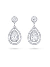 Vintage Palace Platinum Diamond Earrings