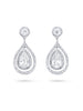 Vintage Palace Platinum Diamond Earrings