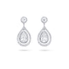 Vintage Palace Platinum Diamond Earrings