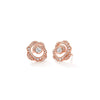 Maymay Rose Diamond Rose Gold Earrings